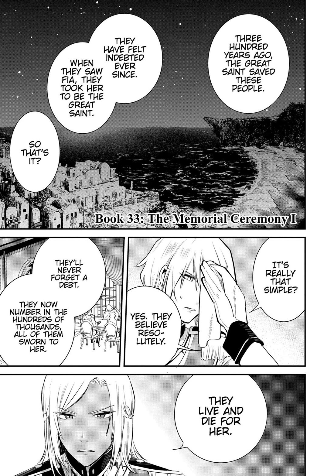 The Reincarnated Great Saint Hides That She's a Saint chapter 33 page 1