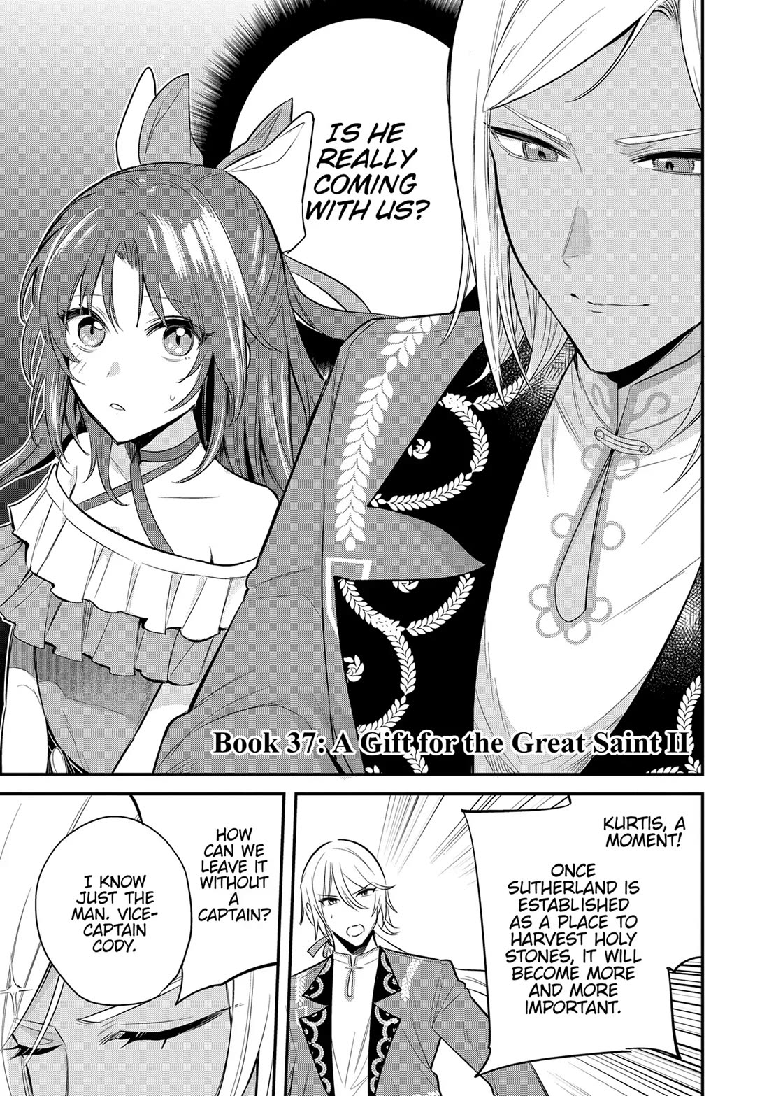 The Reincarnated Great Saint Hides That She's a Saint chapter 37 page 1