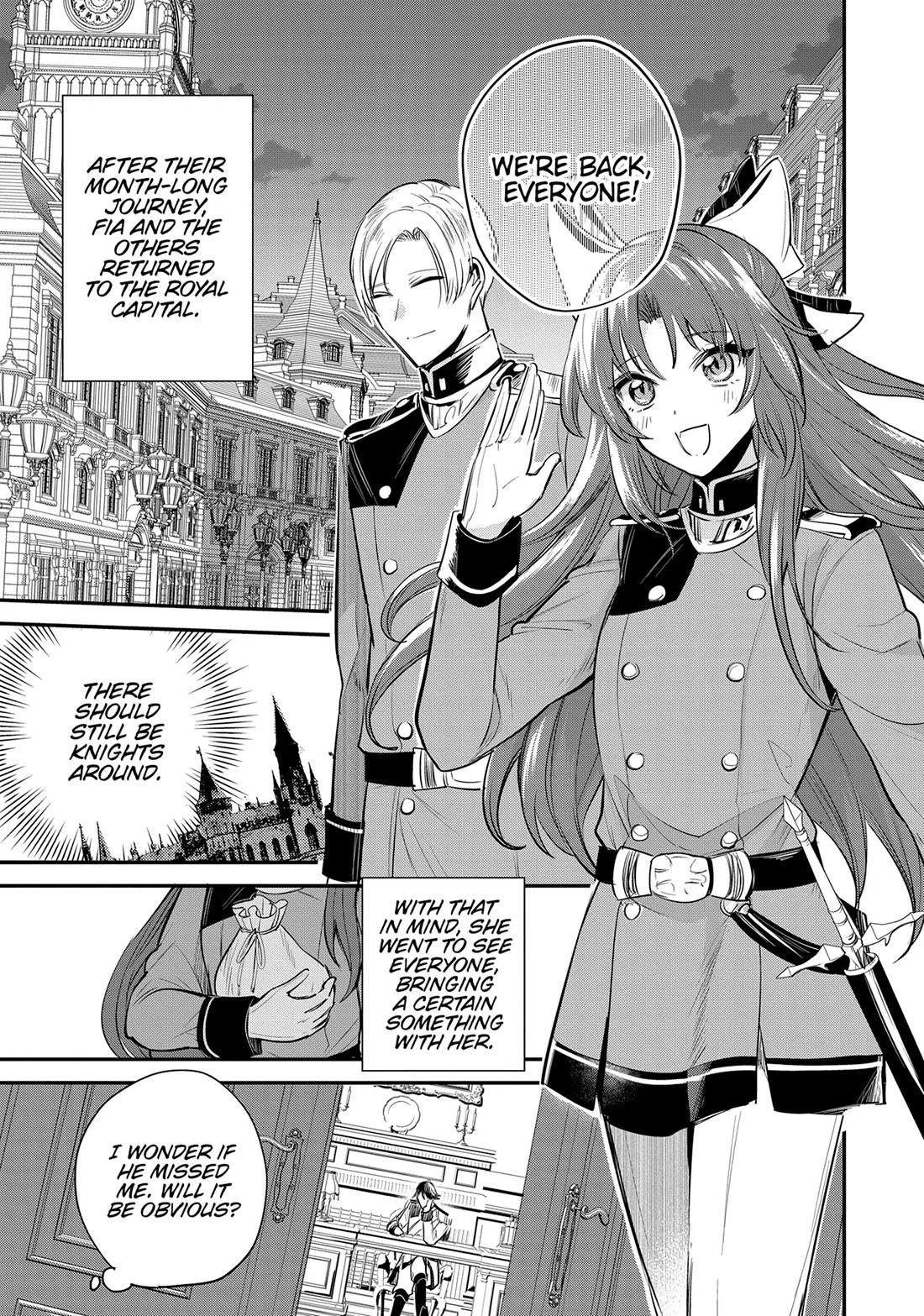 The Reincarnated Great Saint Hides That She's a Saint chapter 38 page 1