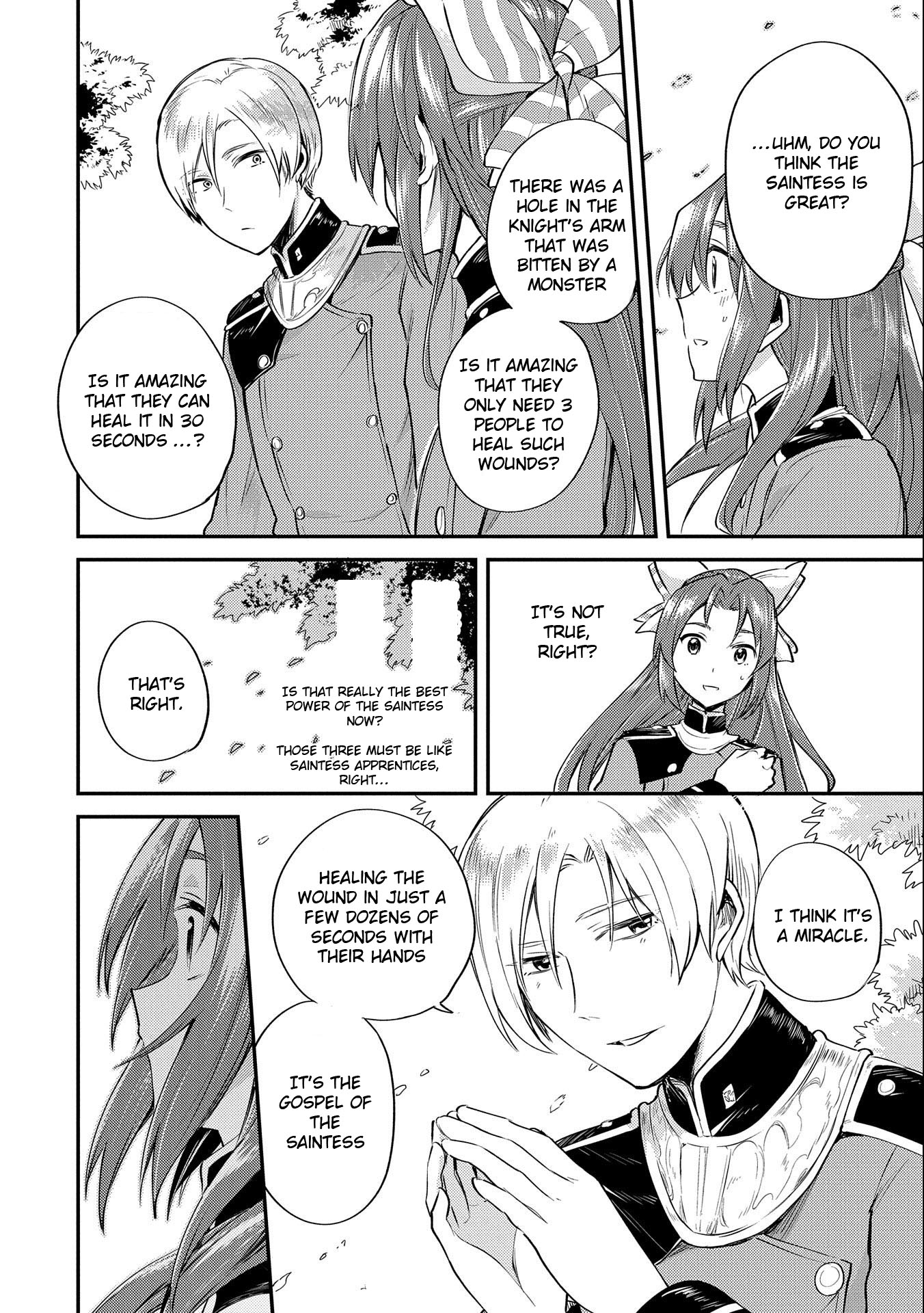 The Reincarnated Great Saint Hides That She's a Saint chapter 4 page 22