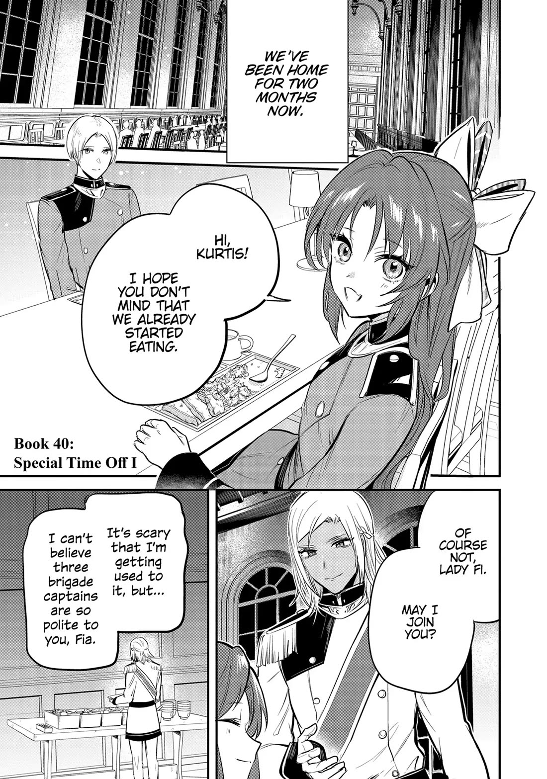 The Reincarnated Great Saint Hides That She's a Saint chapter 40 page 1