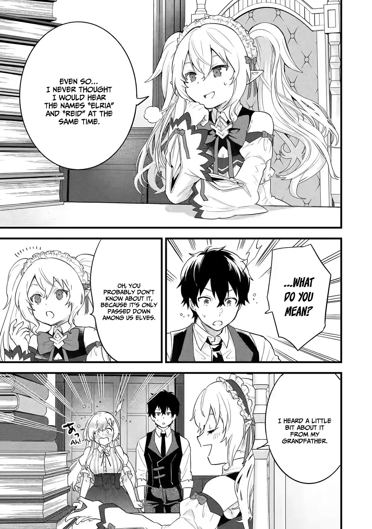 The Reincarnated Marriage of a Hero and a Sage: After Becoming Engaged to a Former Rival, We Became the Strongest Couple chapter 4 page 34