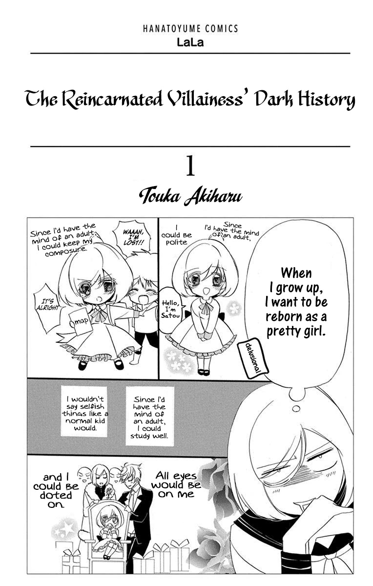 The Reincarnated Villainess' Dark History chapter 1 page 4