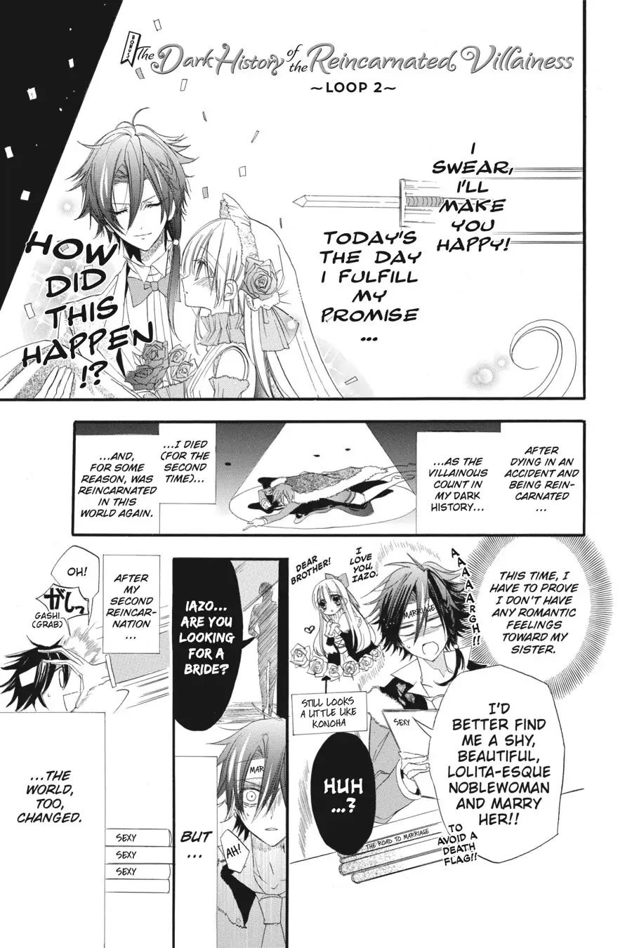 The Reincarnated Villainess' Dark History chapter 12.5 page 1