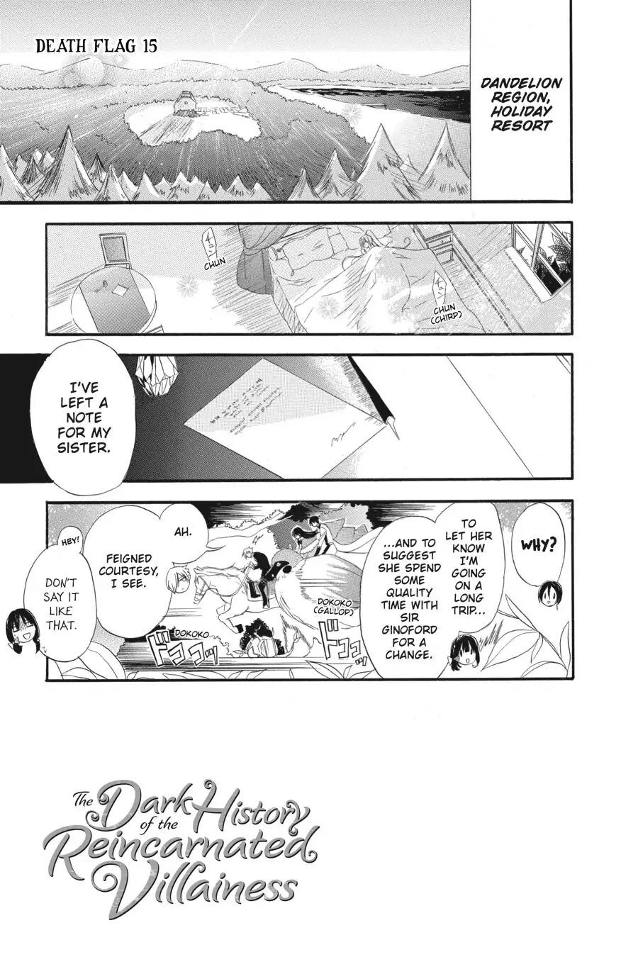 The Reincarnated Villainess' Dark History chapter 15 page 1