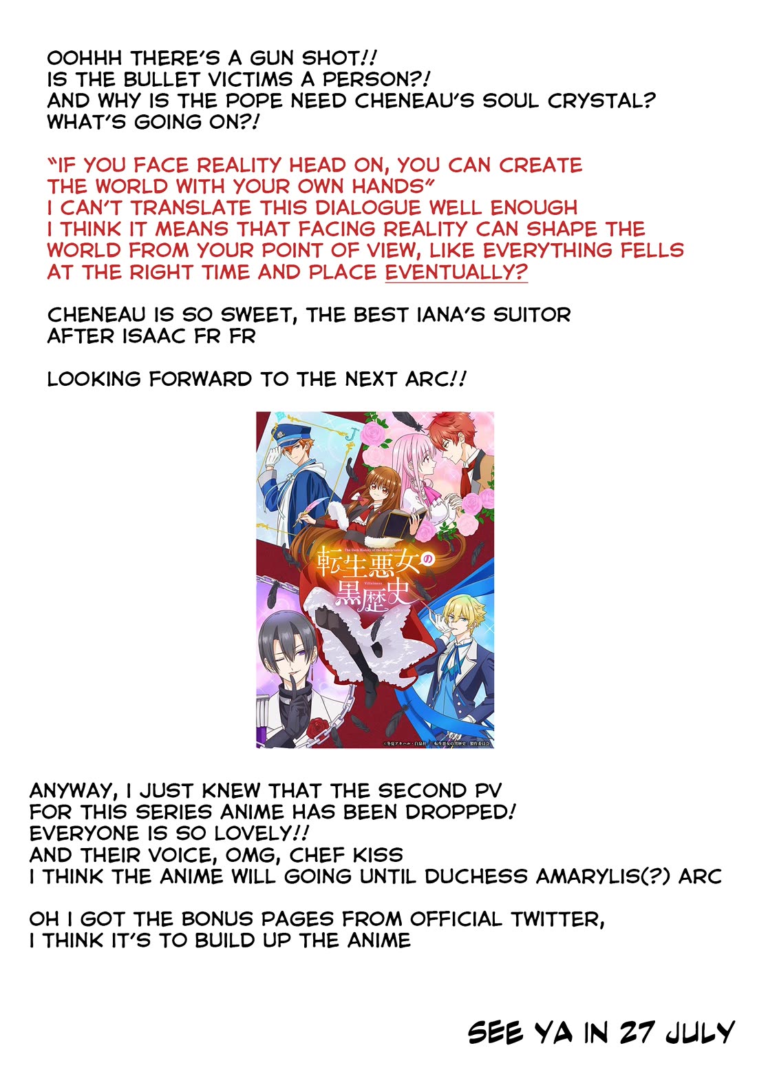 The Reincarnated Villainess' Dark History chapter 61 page 33