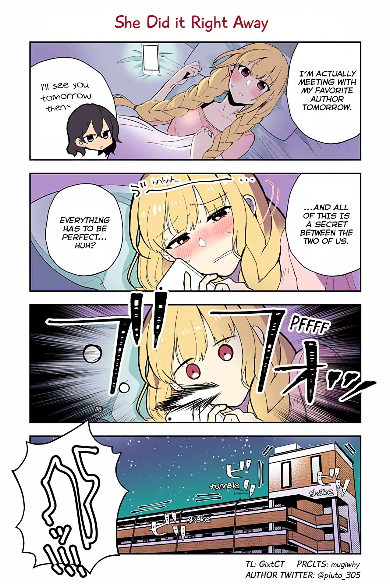 The Results of My Author/Classmate Discovering My Yuri Obsession chapter 11 page 1