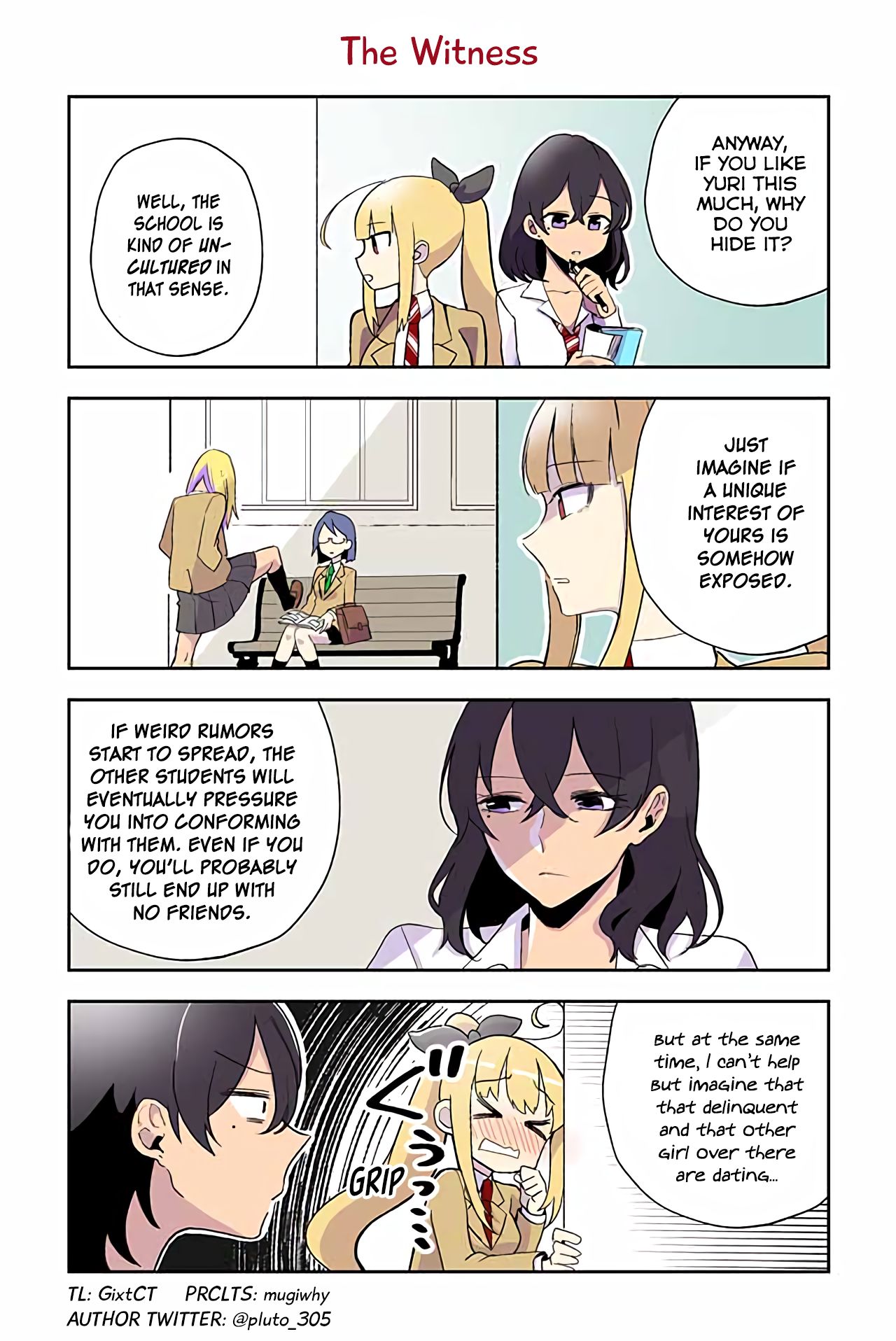 The Results of My Author/Classmate Discovering My Yuri Obsession chapter 16 page 1