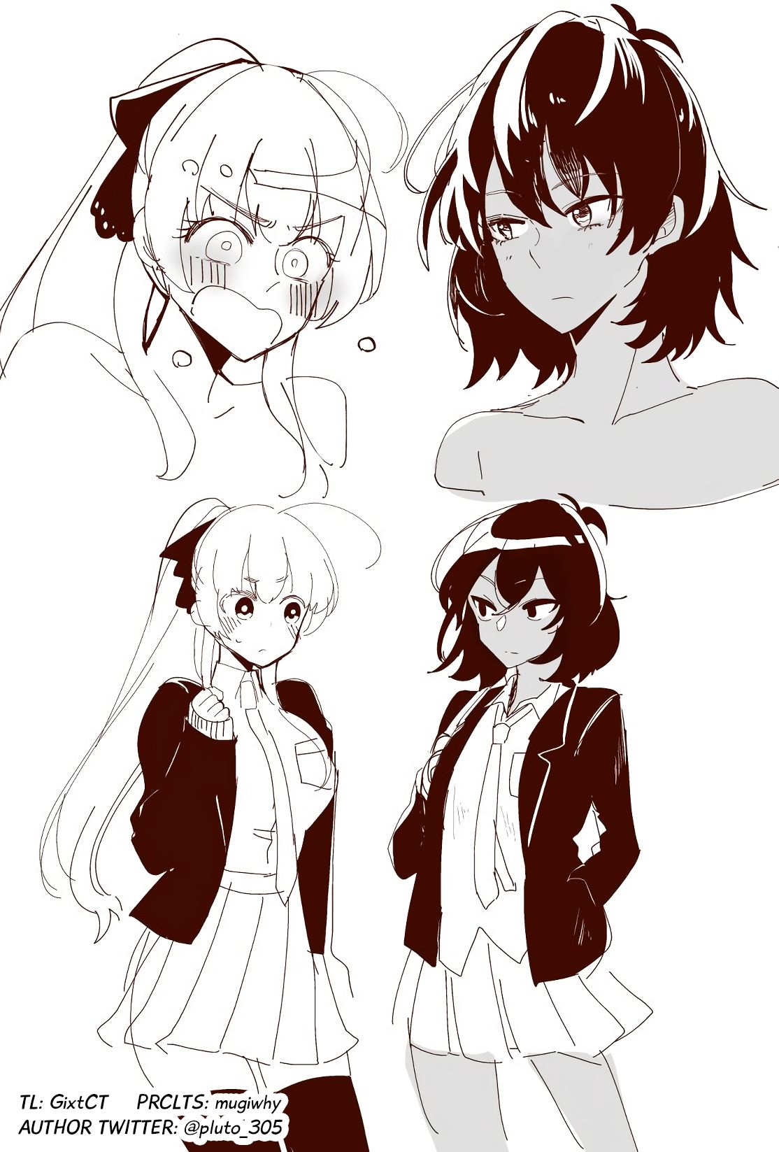 The Results of My Author/Classmate Discovering My Yuri Obsession chapter 23.2 page 1