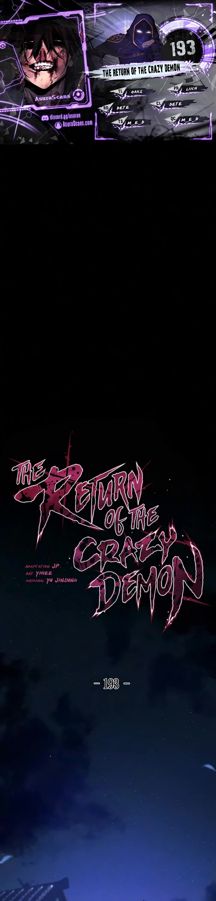 The Return of the Crazy Demon chapter 193 page 1