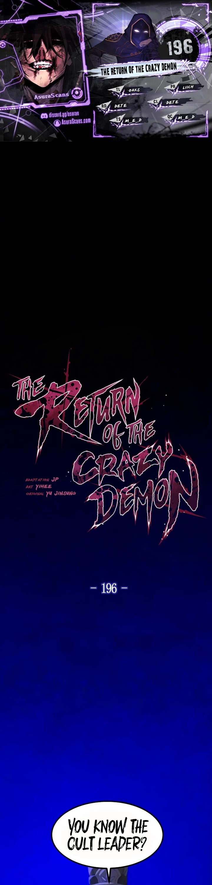 The Return of the Crazy Demon chapter 196 page 1