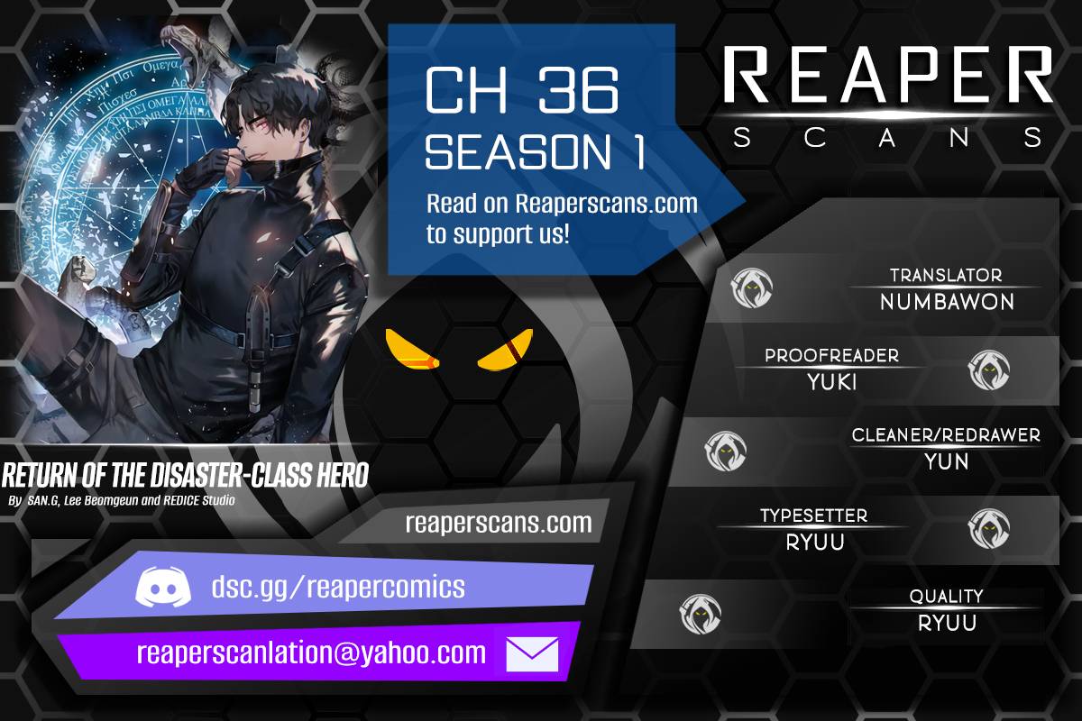 The Return of the Disaster-Class Hero chapter 36 page 1