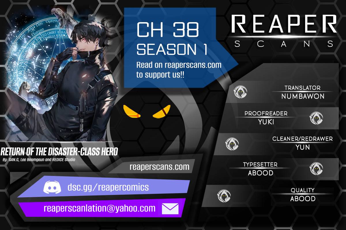 The Return of the Disaster-Class Hero chapter 38 page 1