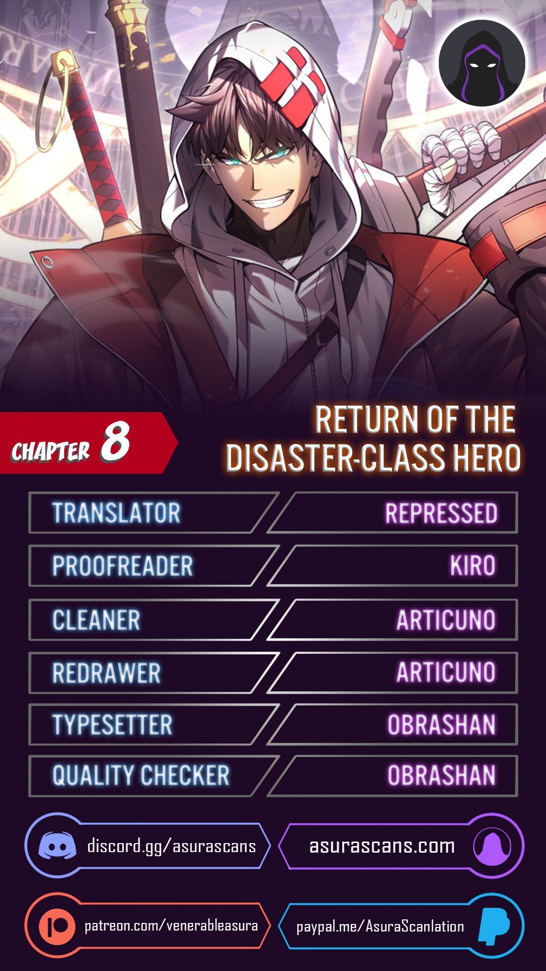 The Return of the Disaster-Class Hero chapter 8 page 1