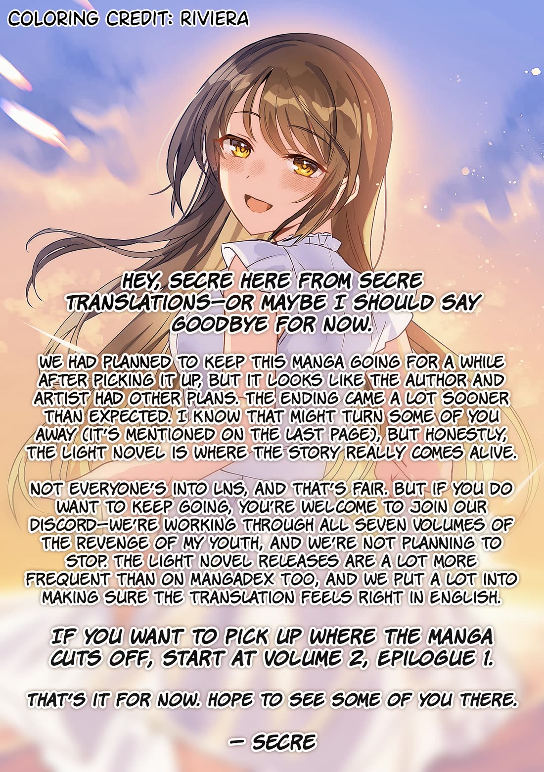 The Revenge of My Youth: My Re Life with a Girl Who Was Too Much of an Angel chapter 28 page 29