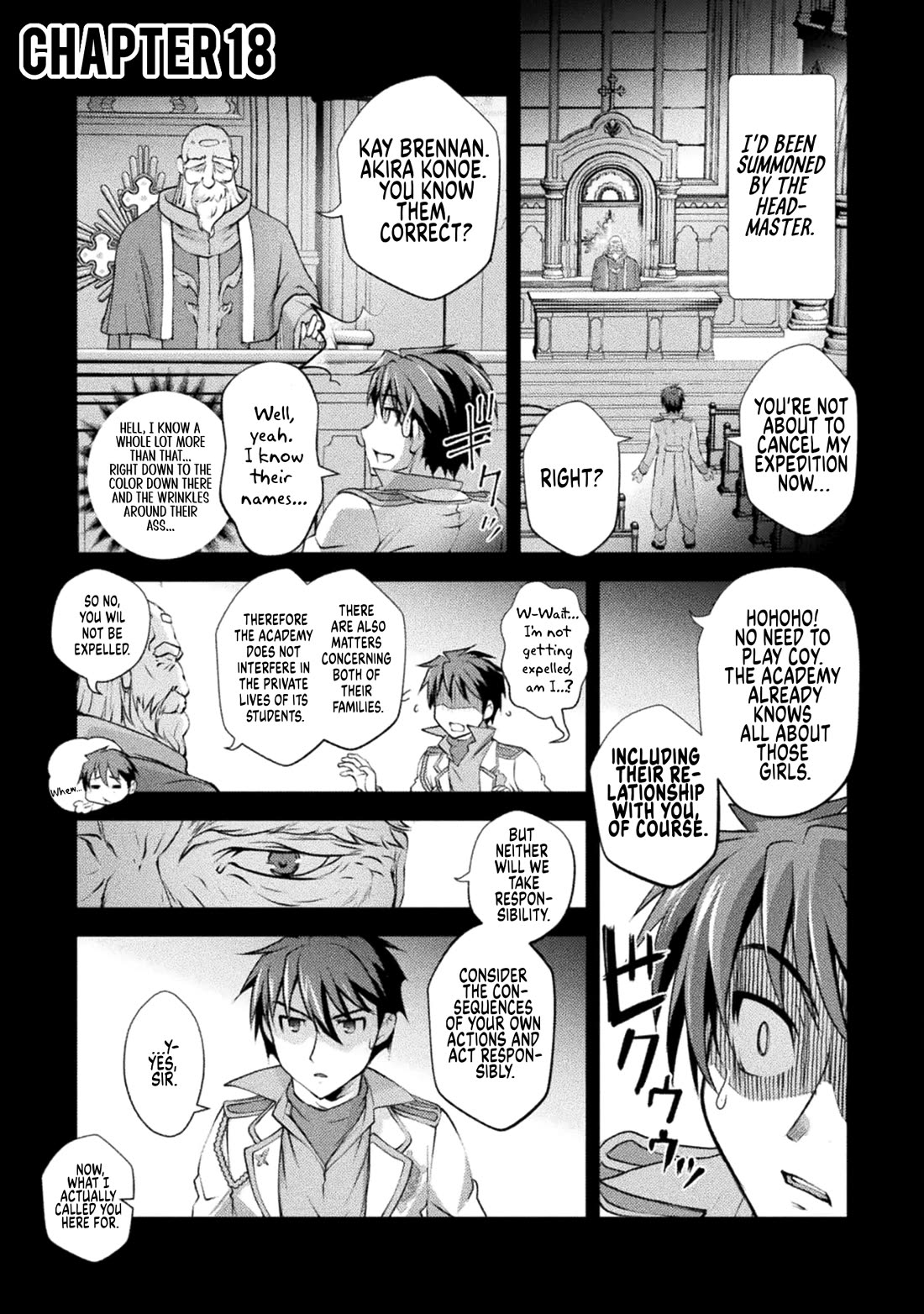 The Reward For Keeping Quiet Was Sex With Girls Dressed As Men chapter 18 page 1