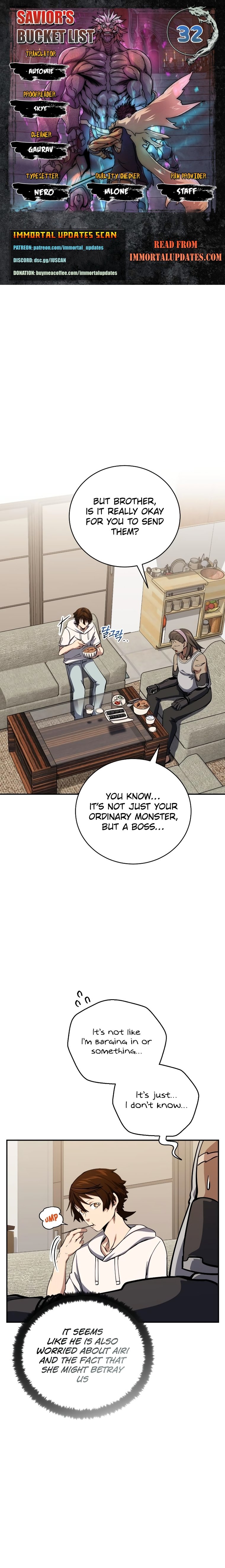 The Savior's Bucket List chapter 32 page 1