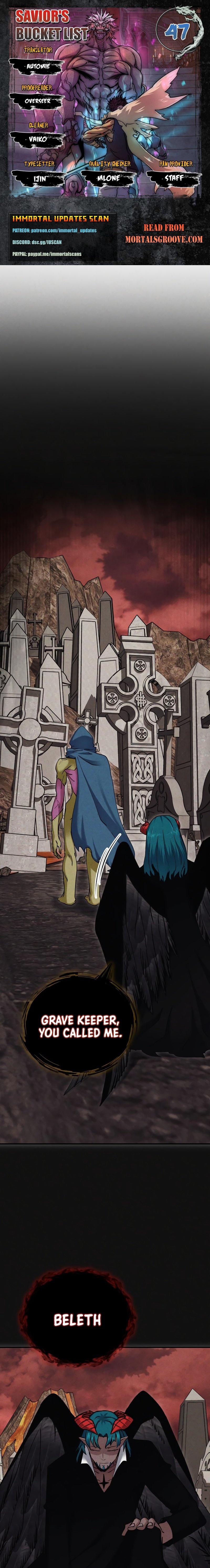 The Savior's Bucket List chapter 47 page 1