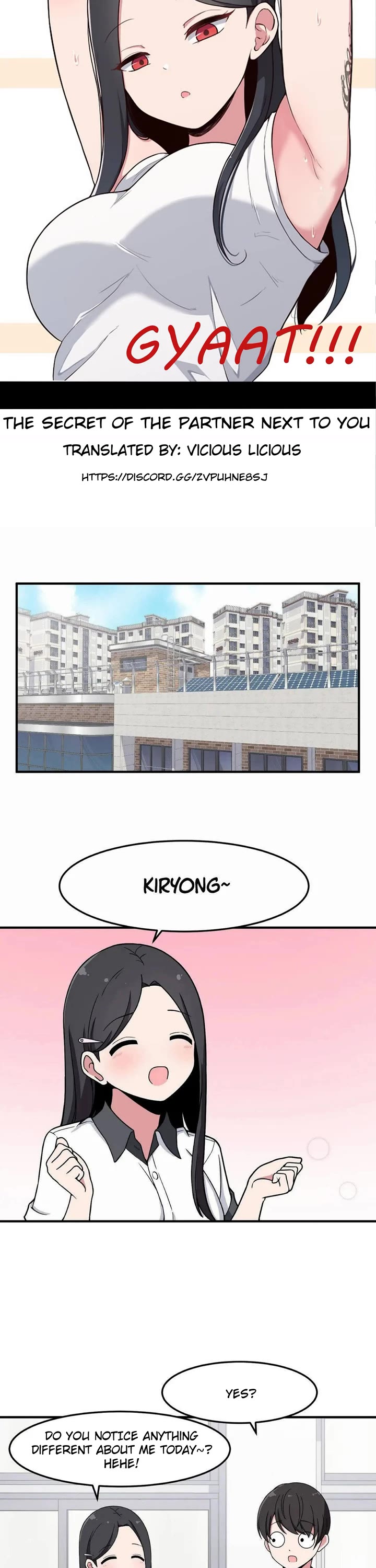 The Secret of the Partner Next to You chapter 17 page 1