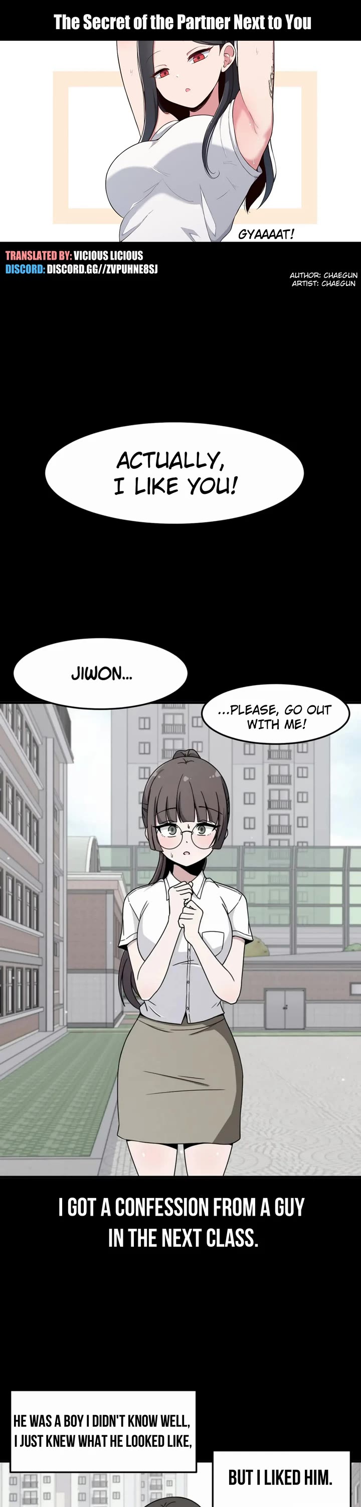 The Secret of the Partner Next to You chapter 24 page 1