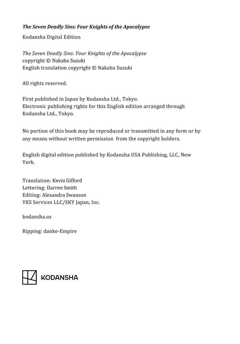 The Seven Deadly Sins: Four Knights of the Apocalypse chapter 155 page 15