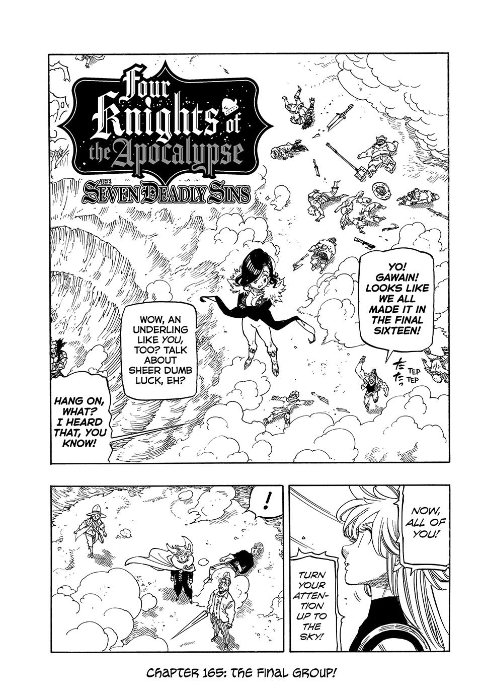 The Seven Deadly Sins: Four Knights of the Apocalypse chapter 165 page 1