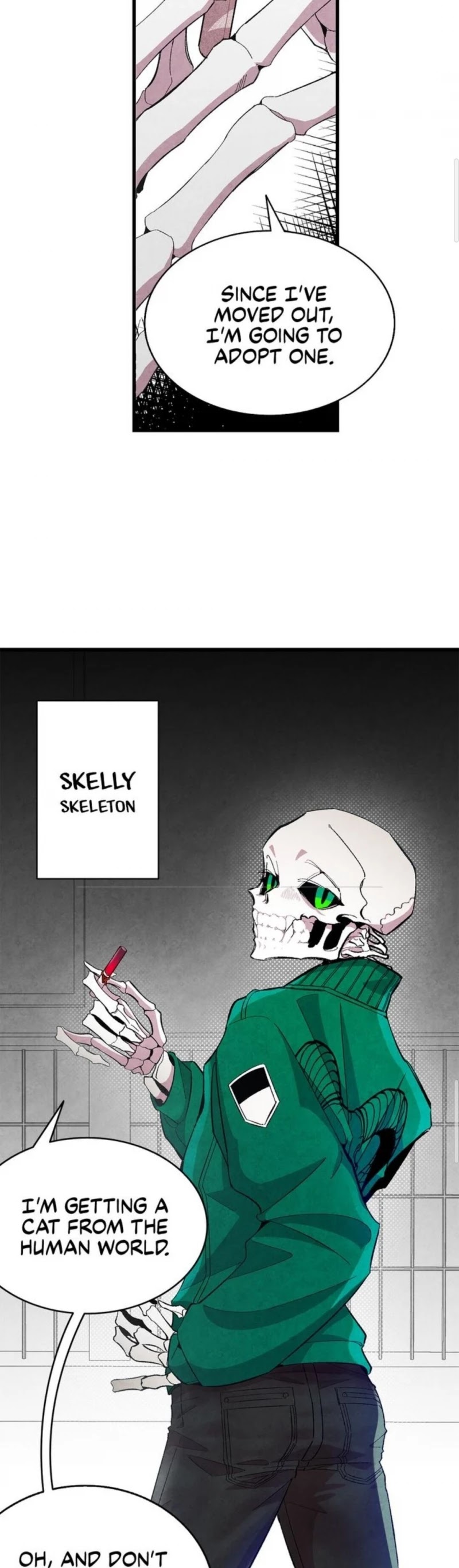 The Skeleton Becomes a Cat Dad chapter 1 page 11