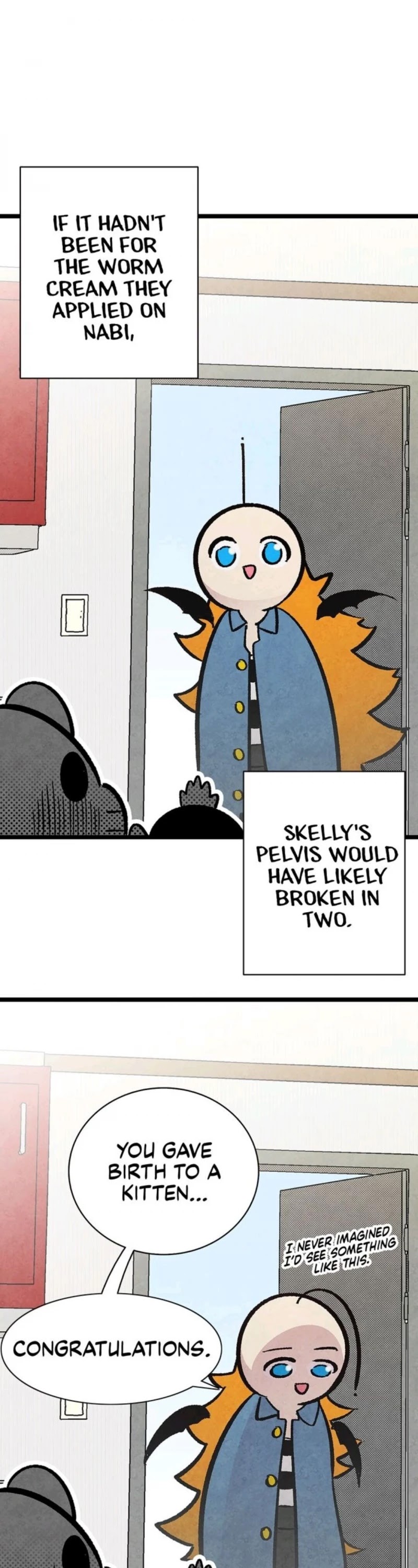 The Skeleton Becomes a Cat Dad chapter 11 page 1