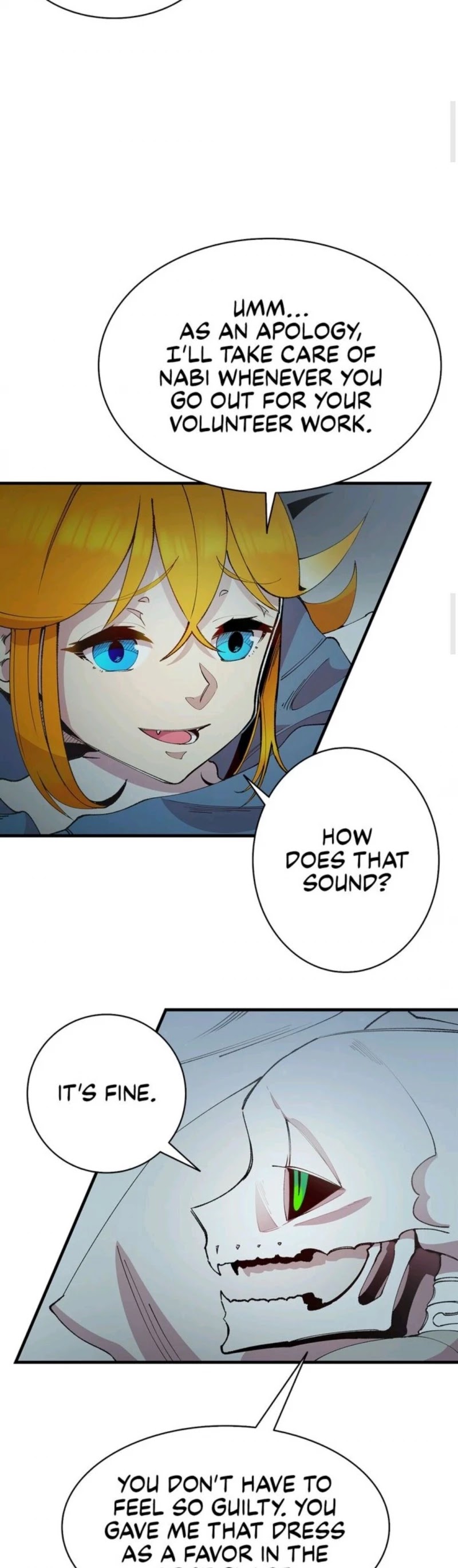 The Skeleton Becomes a Cat Dad chapter 11 page 12