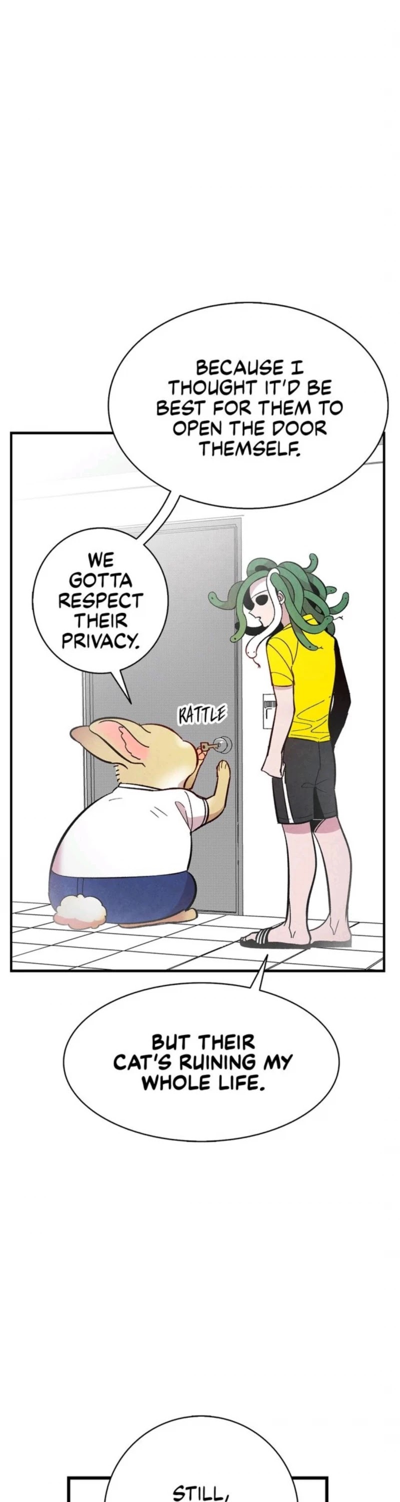 The Skeleton Becomes a Cat Dad chapter 11 page 34