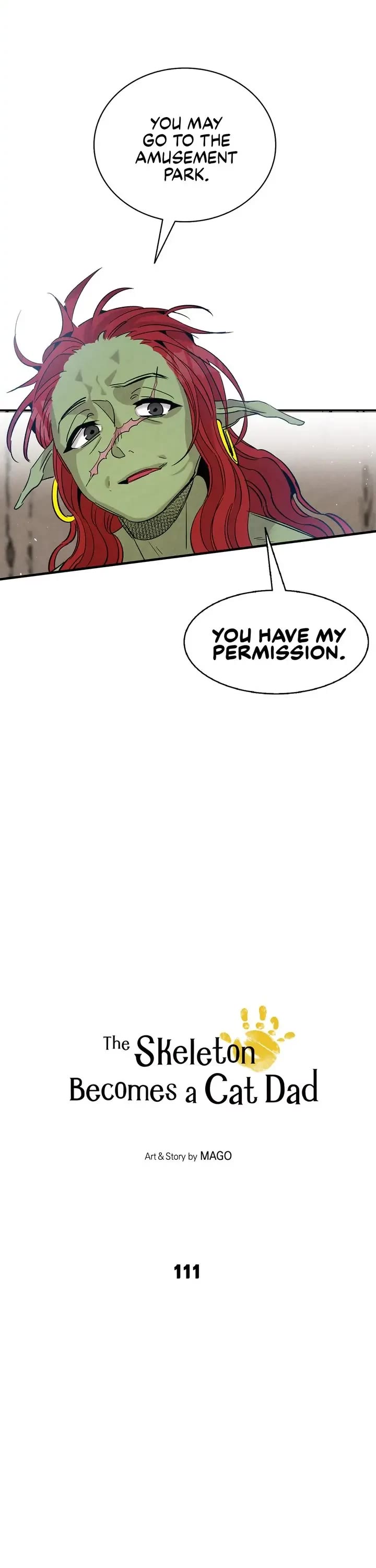 The Skeleton Becomes a Cat Dad chapter 111 page 2