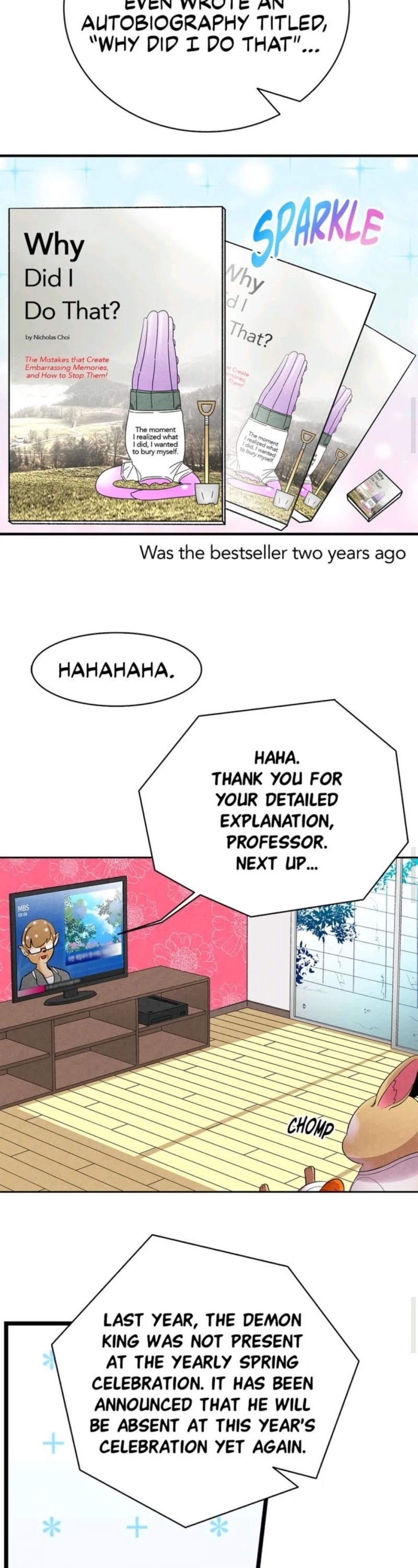 The Skeleton Becomes a Cat Dad chapter 12 page 14