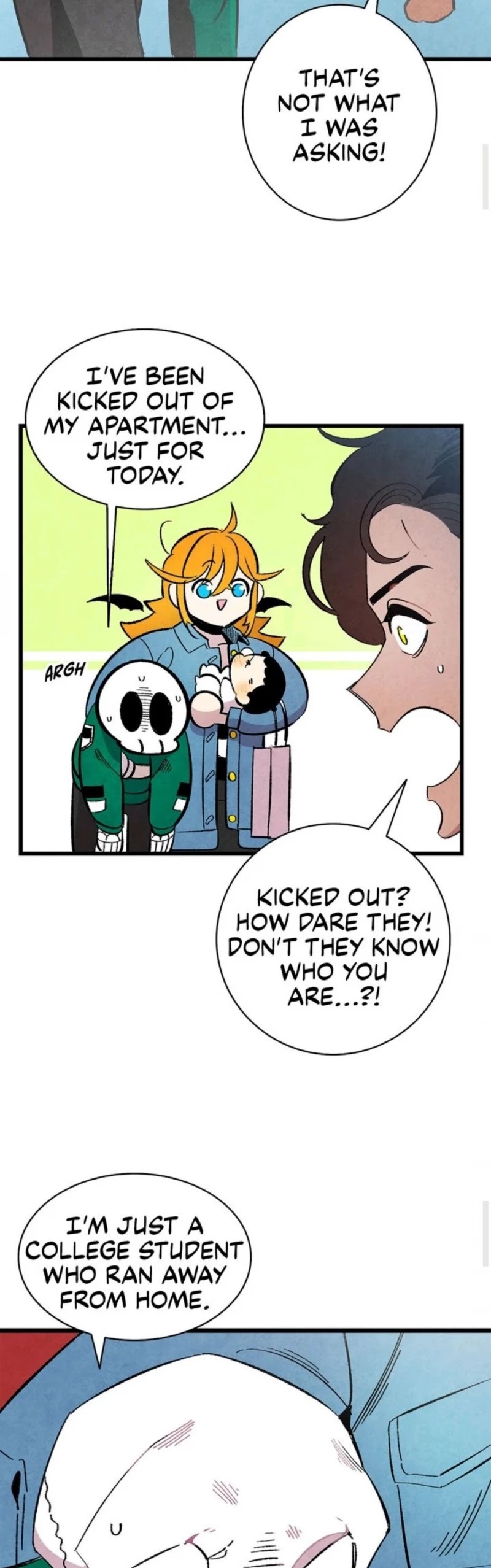 The Skeleton Becomes a Cat Dad chapter 12 page 27