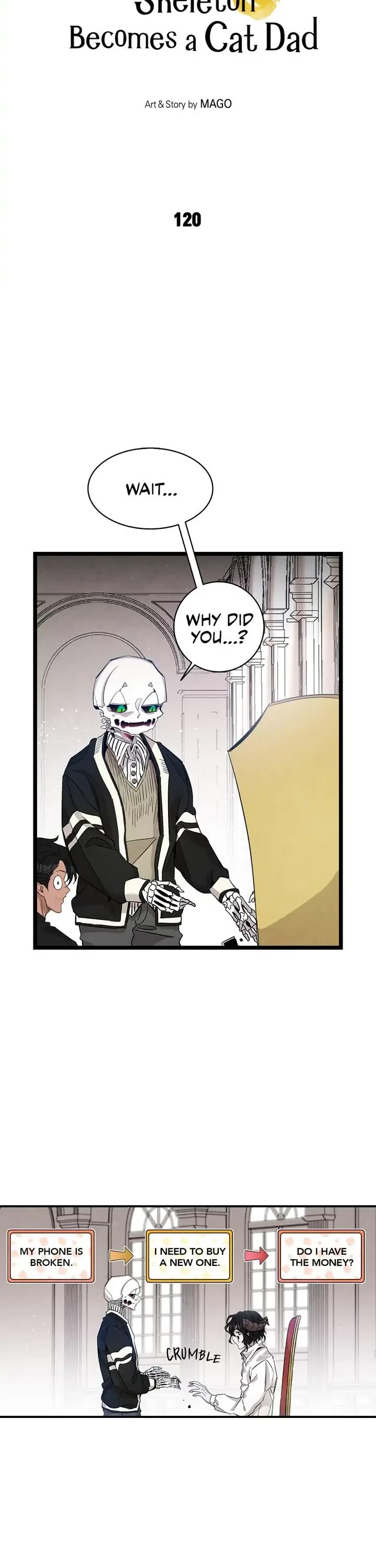 The Skeleton Becomes a Cat Dad chapter 120 page 3