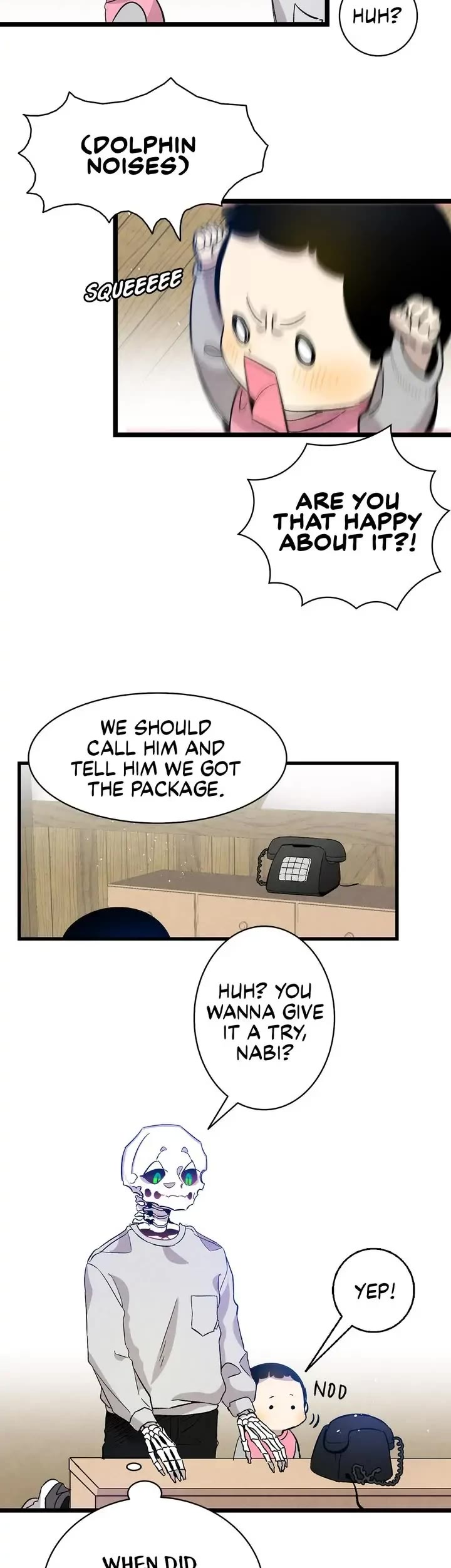 The Skeleton Becomes a Cat Dad chapter 124 page 18