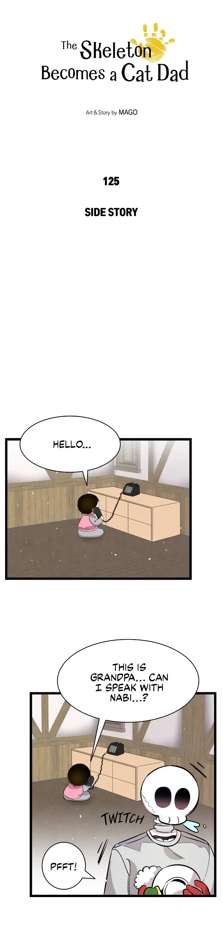 The Skeleton Becomes a Cat Dad chapter 125 page 2