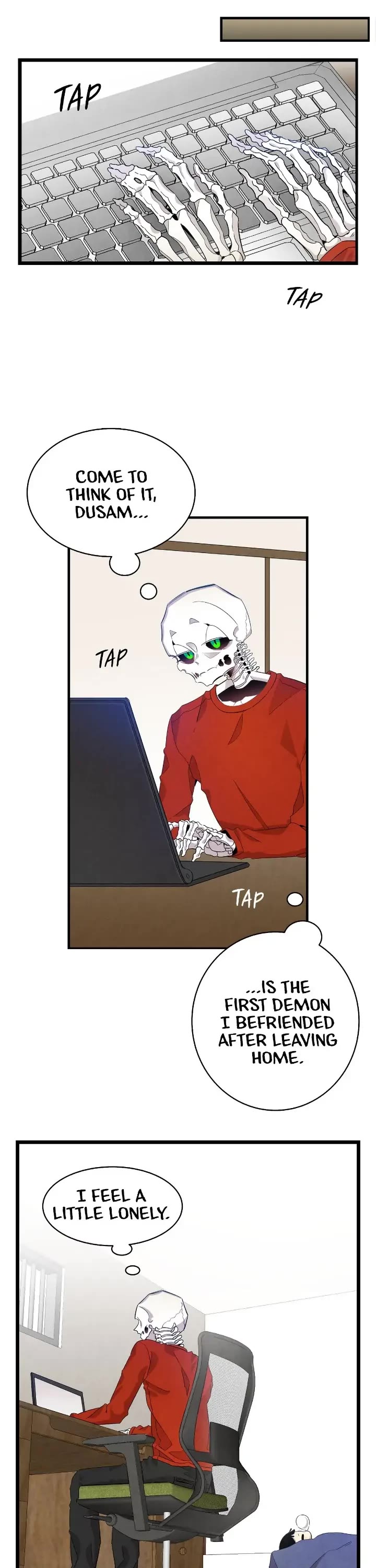 The Skeleton Becomes a Cat Dad chapter 128 page 13