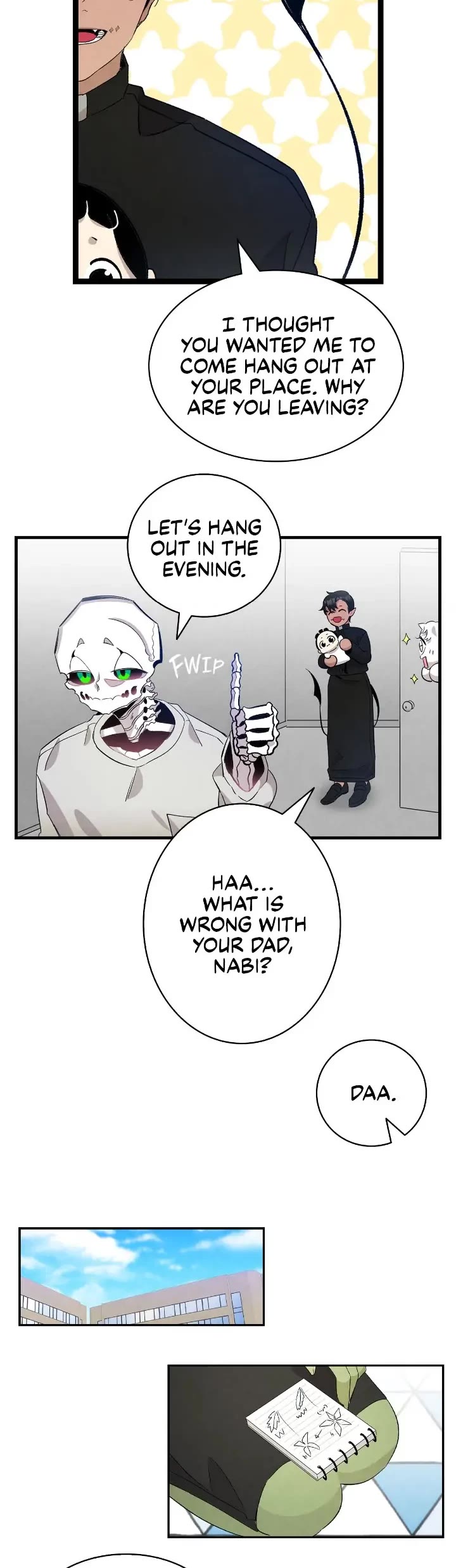 The Skeleton Becomes a Cat Dad chapter 130 page 14