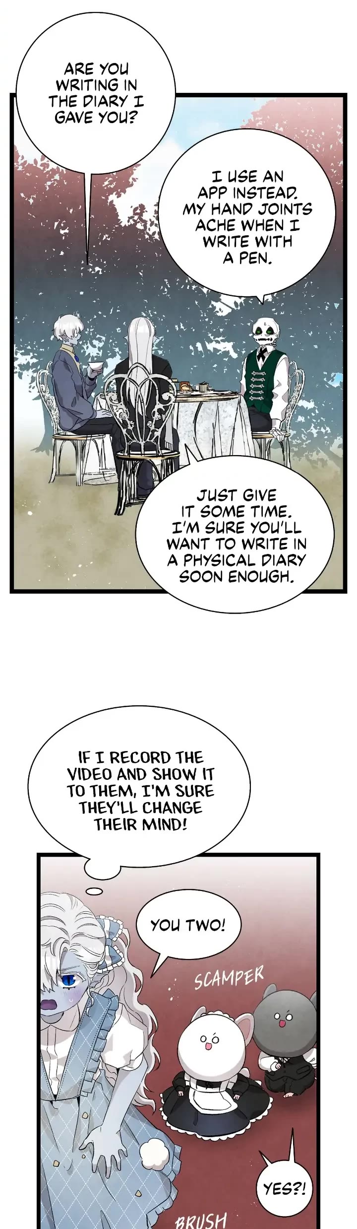 The Skeleton Becomes a Cat Dad chapter 133 page 14