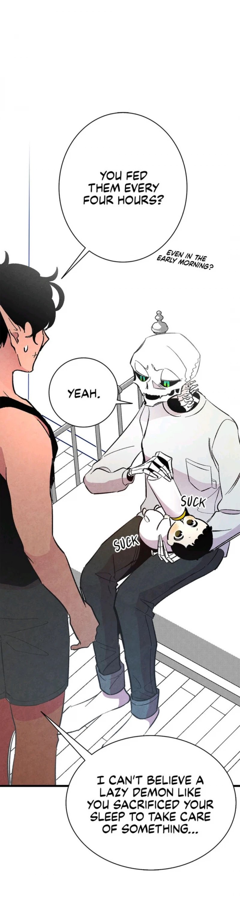 The Skeleton Becomes a Cat Dad chapter 14 page 17