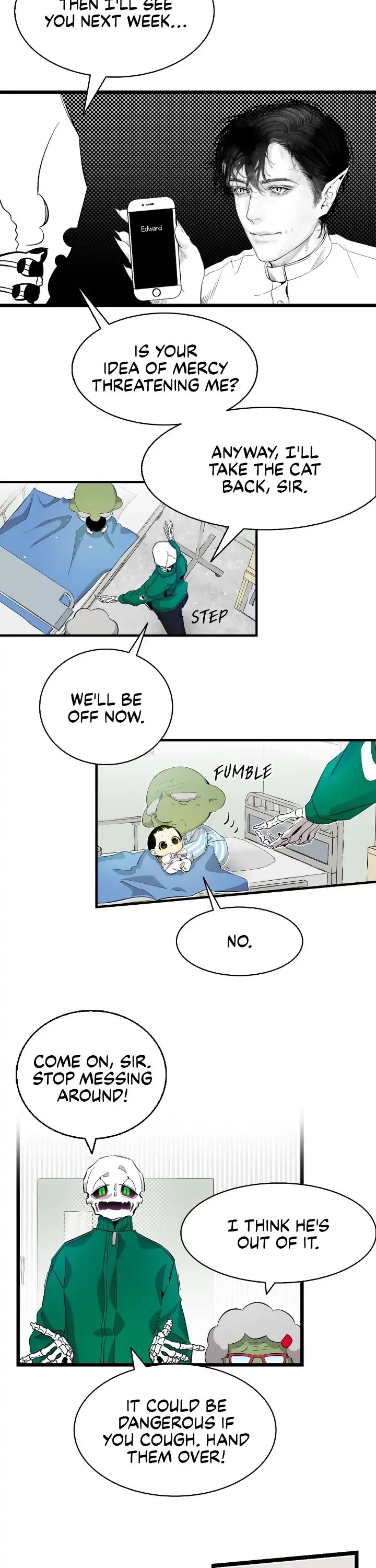 The Skeleton Becomes a Cat Dad chapter 147 page 12