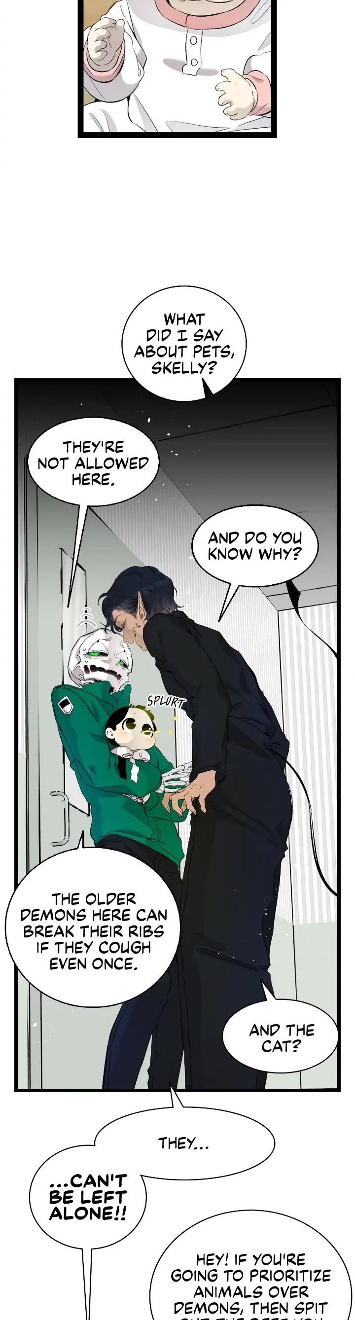The Skeleton Becomes a Cat Dad chapter 147 page 8