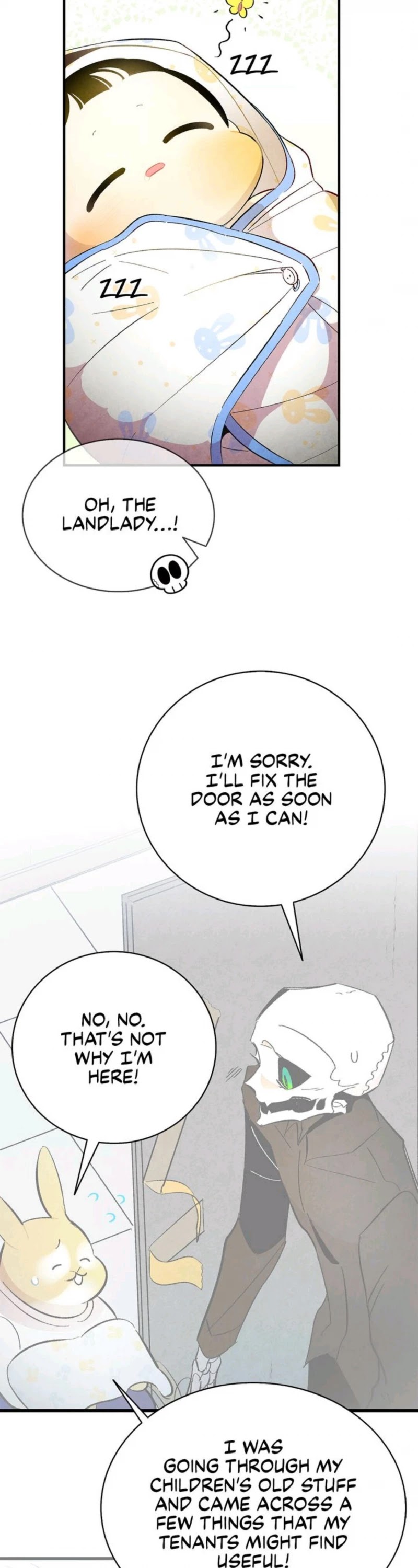 The Skeleton Becomes a Cat Dad chapter 16 page 18