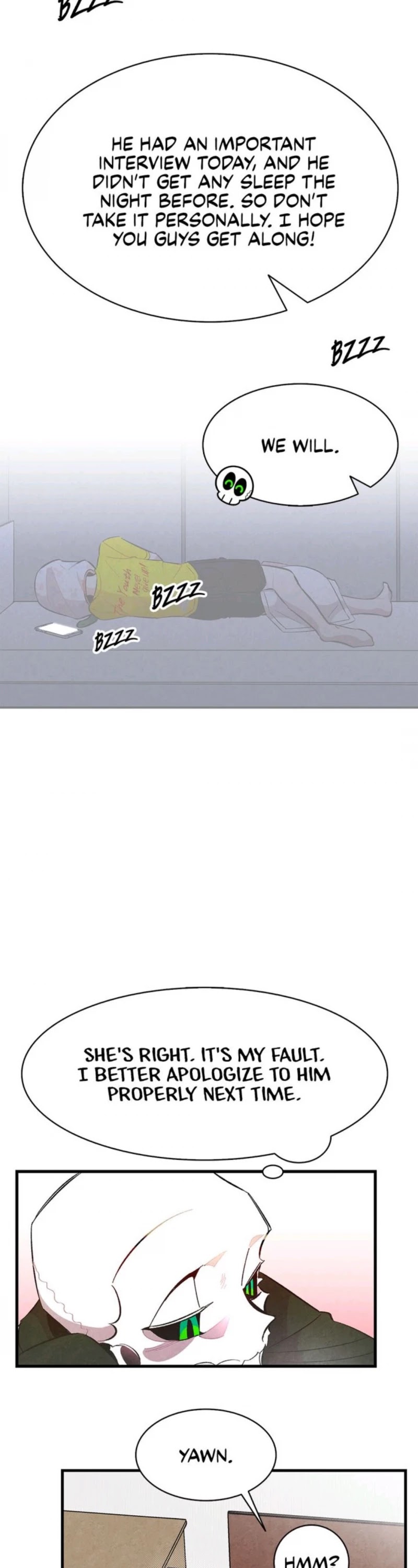 The Skeleton Becomes a Cat Dad chapter 16 page 21