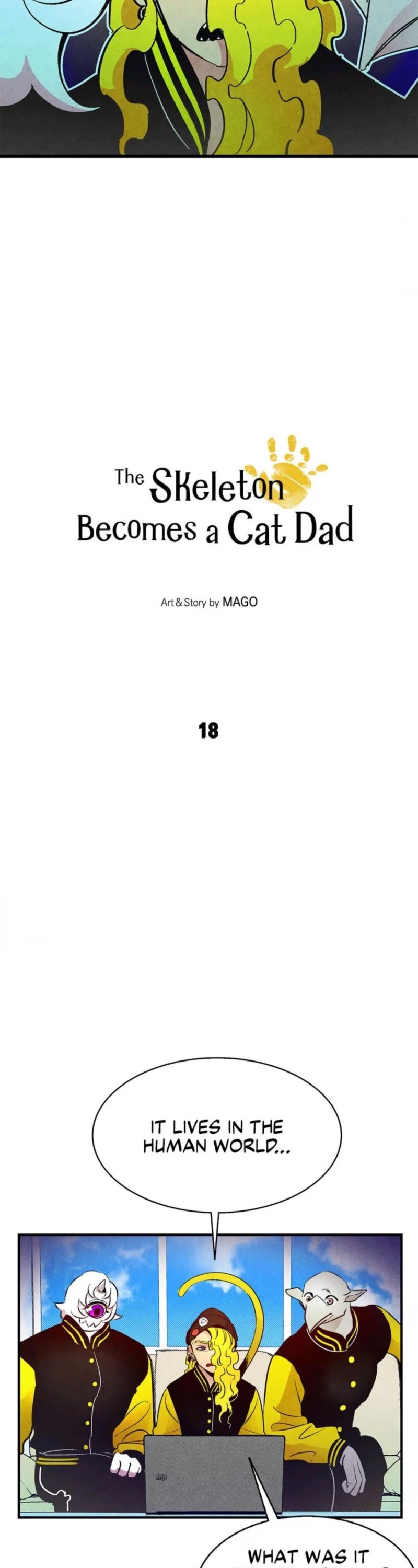 The Skeleton Becomes a Cat Dad chapter 18 page 2