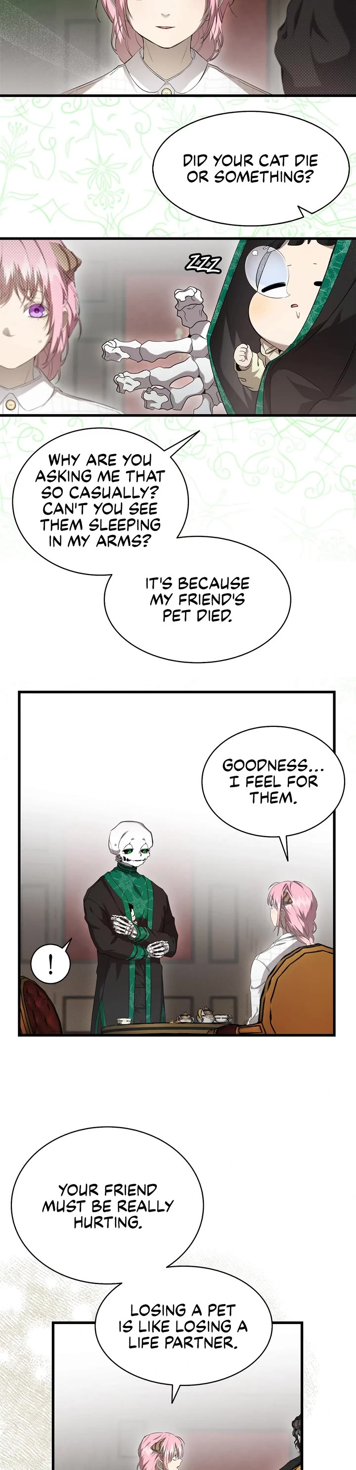 The Skeleton Becomes a Cat Dad chapter 217 page 4