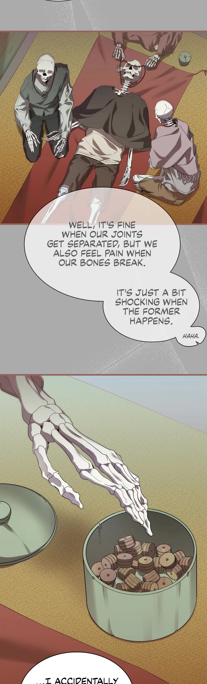 The Skeleton Becomes a Cat Dad chapter 218 page 34