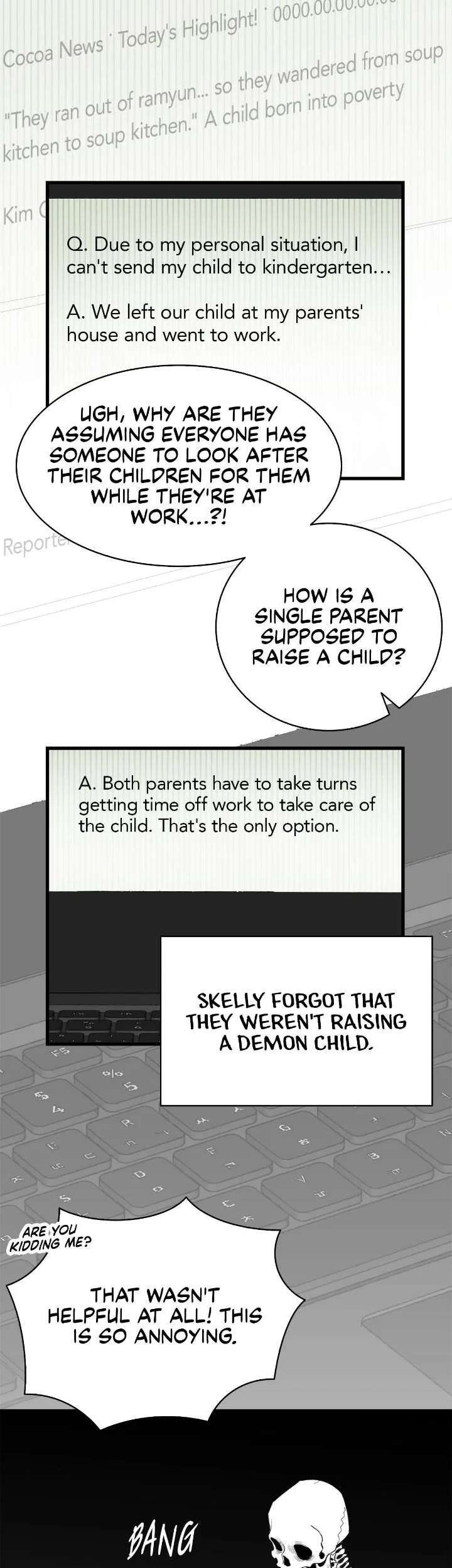 The Skeleton Becomes a Cat Dad chapter 222 page 19