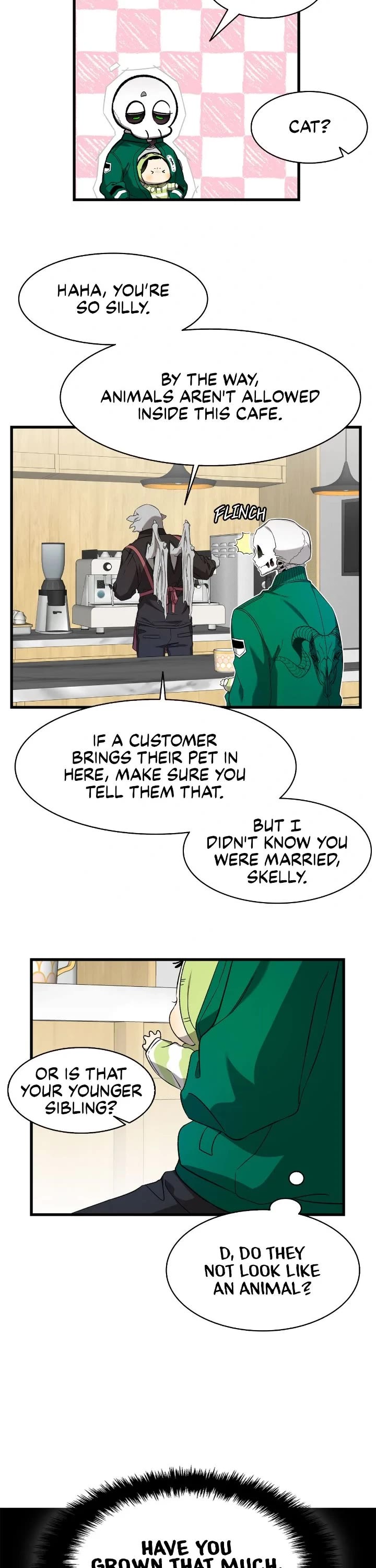 The Skeleton Becomes a Cat Dad chapter 223 page 12