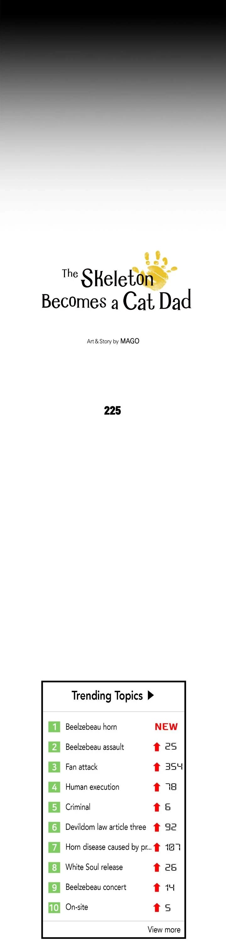 The Skeleton Becomes a Cat Dad chapter 225 page 3